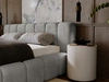 Polsterbett mit Bettkasten und Lattenrost 140x200 Ibiza Grau