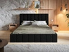 Polsterbett mit Bettkasten und Lattenrost 180x200 Siena Schwarz