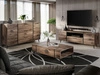 Wohnzimmer-Set im Loft-Stil auf Beinen Lunelie Eiche Flagstaff