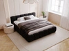 Polsterbett mit Bettkasten und Lattenrost 160x200 Cloud Low Schwarz