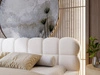 Polsterbett mit Bettkasten und Lattenrost 140x200 Plaza Creme