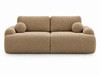 Sofa mit Schlaffunktion und Bettkasten Aurio Hellbraun