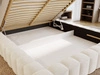 Polsterbett mit Bettkasten und Lattenrost 160x200 Rotto Beige