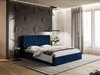 Polsterbett mit Bettkasten und Lattenrost 180x200 Corti Dunkelblau