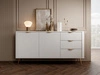 Wohnzimmer-Set Latina Weiß