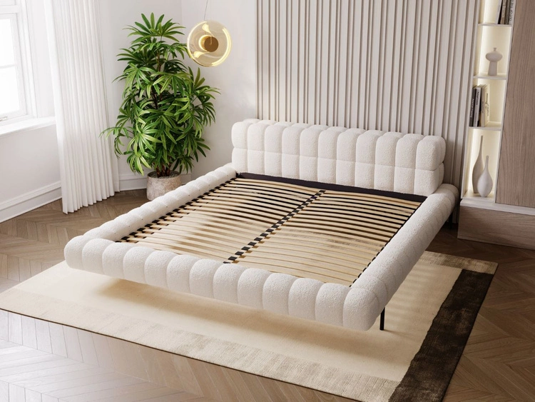 Polsterbett mit Lattenrost 120x200 Imagine Beige