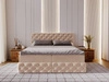Boxspringbett mit Bettkasten 160x200 Canolo Beige