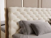 Boxspringbett mit Bettkasten 140x200 Bergamo Beige