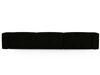 Wohnlandschaft Universell Moderne Cord Ecksofa Landi Schwarz