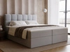 Boxspringbett mit Bettkasten 200x200 Maison Grau