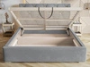 Polsterbett mit Bettkasten und Lattenrost 160x200 Tasso Grau