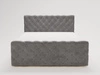 Boxspringbett mit Bettkasten 140x200 Lunaris Grau