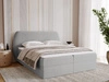 Boxspringbett mit Bettkasten 120x200 Bogota Hellgrau