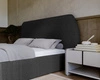 Polsterbett mit Lattenrost 180x200 Blossom - Schwarz