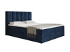 Boxspringbett mit Bettkasten 140x200 Cascada Dunkelblau