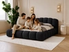 Polsterbett mit Stauraum und Lattenrost 180x200 Cloud Soft Schwarz