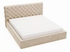 Polsterbett mit Bettkasten und Lattenrost 140x200 Apollo Beige