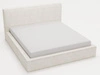 Polsterbett mit Bettkasten und Lattenrost 140x200 Monaco Creme